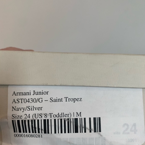 Armani Leather Toddler Sandals (Unisex) - Picture 5 of 5